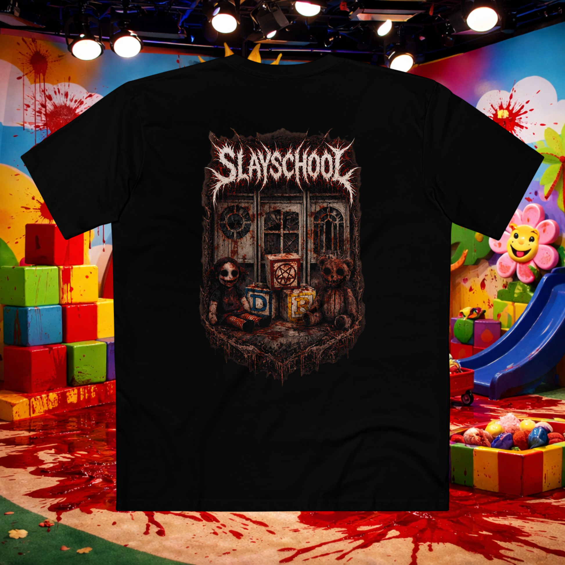 Slayschool Tee - Distorted Reality