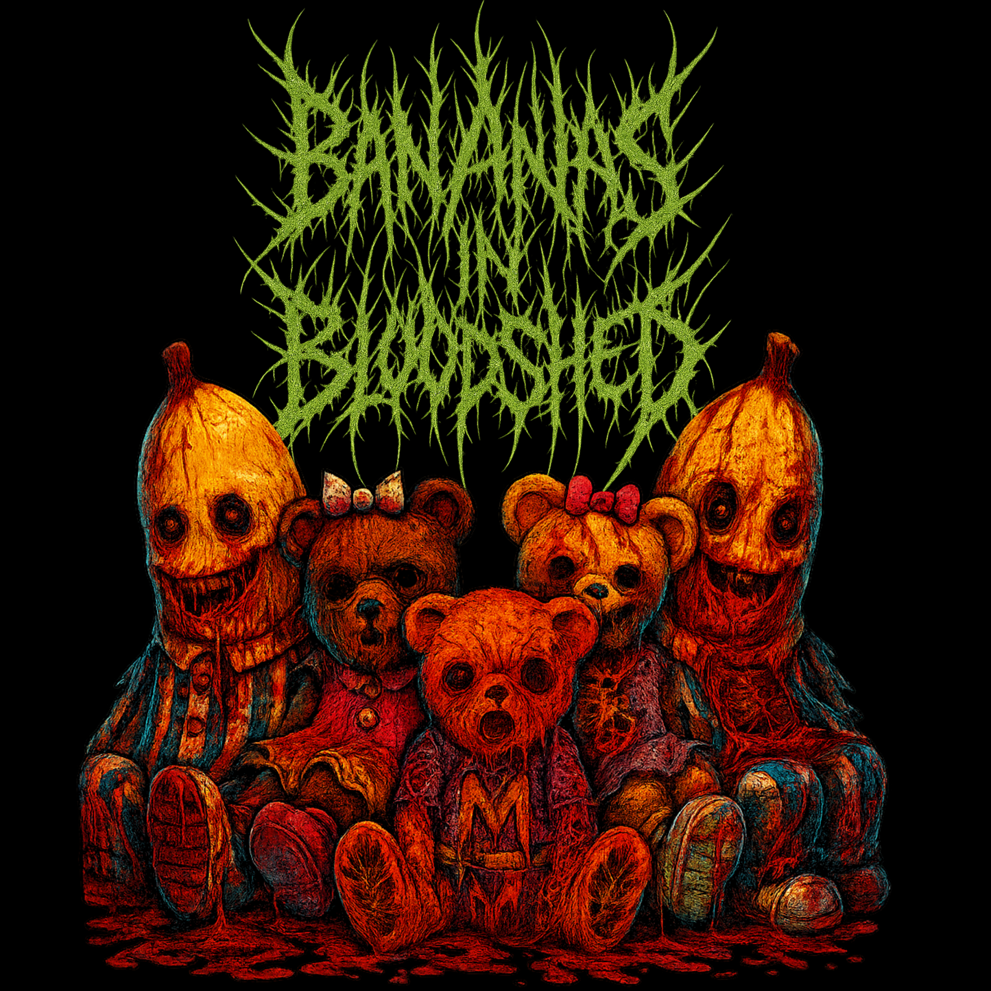 Bananas in Bloodshed Tee - Distorted Reality