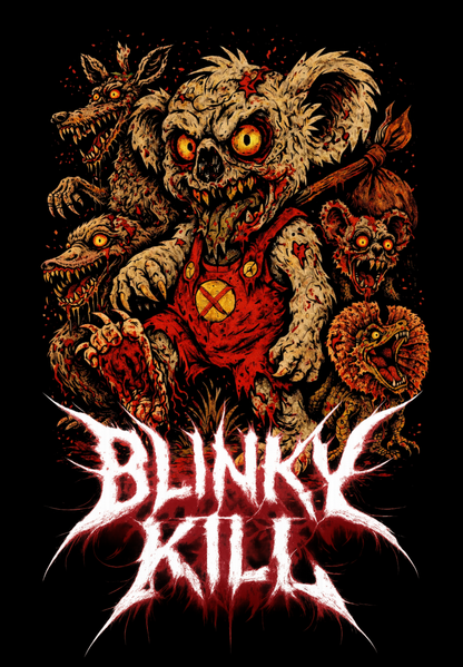Blinky Kill Tee - Distorted Reality