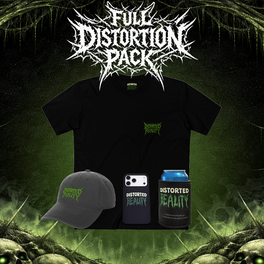 Full Distortion Pack bundle by Distorted Reality featuring various guitar distortion effects and pedal images.