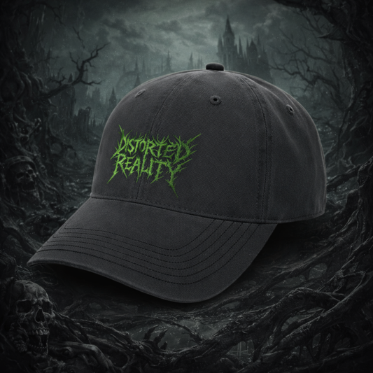 Distorted Reality Enzyme Washed Cap – Preorder - Distorted Reality